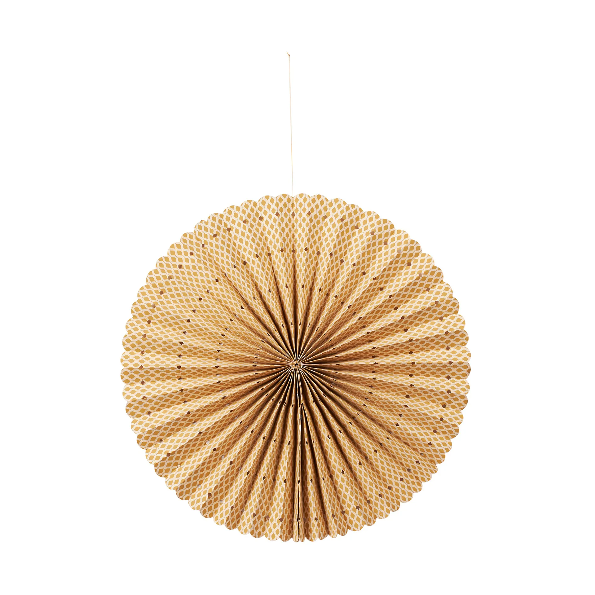 Stella rosette Adventsstern M Ø43 cm, Harvest gold-natural Broste Copenhagen