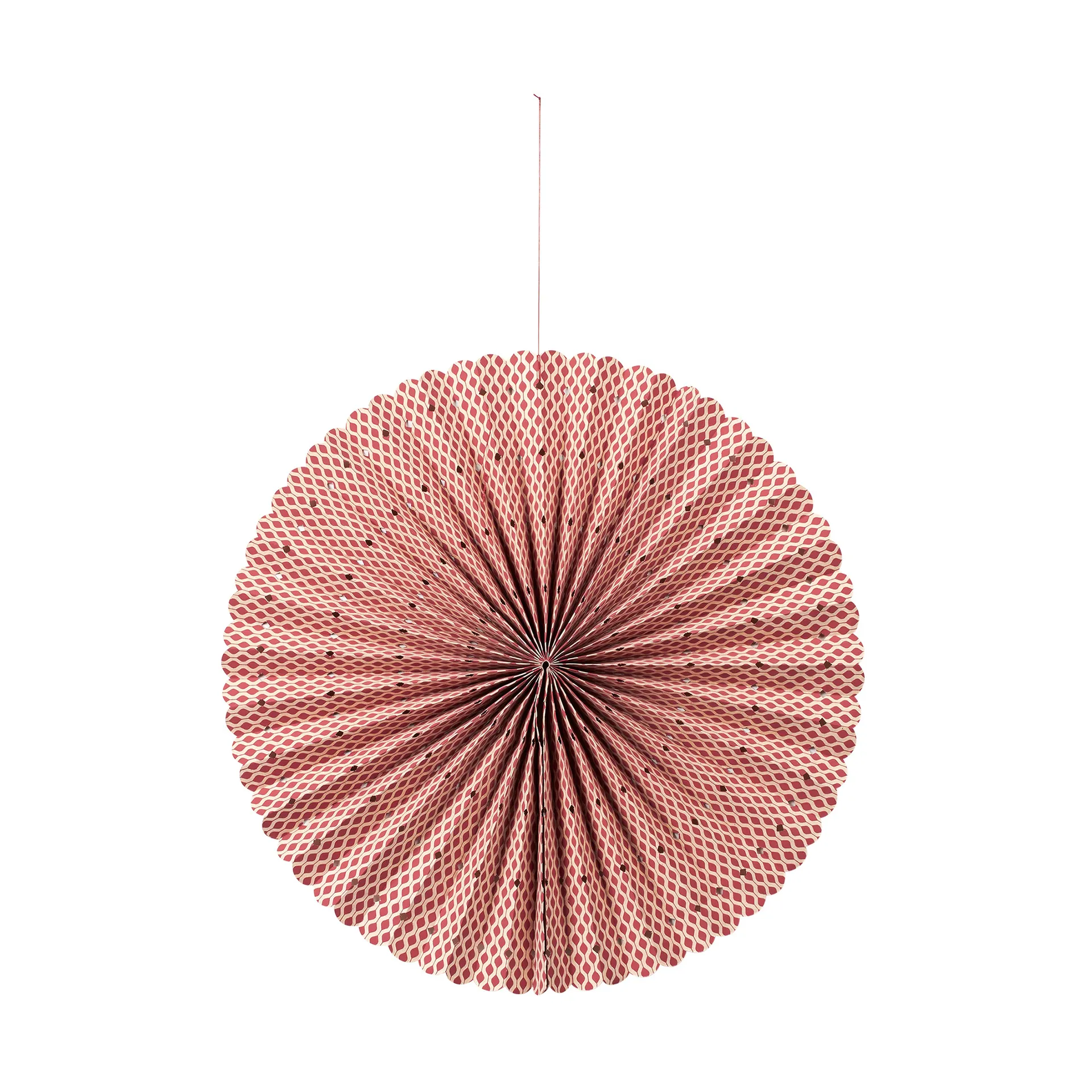 Stella rosette Adventsstern M Ø43 cm, Pompeian red-natural Broste Copenhagen