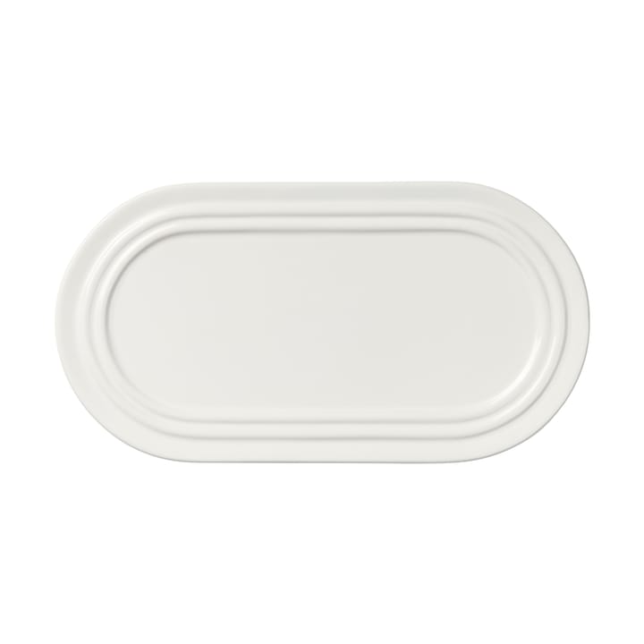 Stevns Teller oval 27,5 cm - Chalk White - Broste Copenhagen