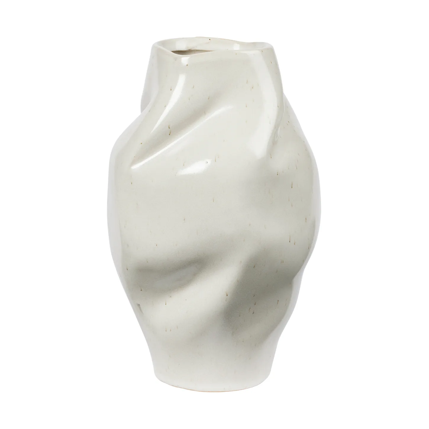 Susie Vase, Rainy Day Grey, 22 cm Broste Copenhagen