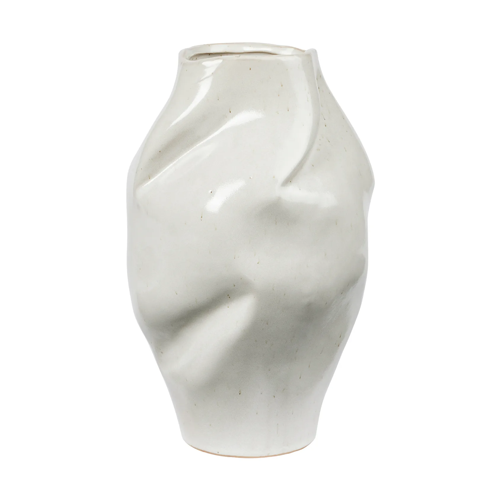 Susie Vase, Rainy Day Grey, 28 cm Broste Copenhagen