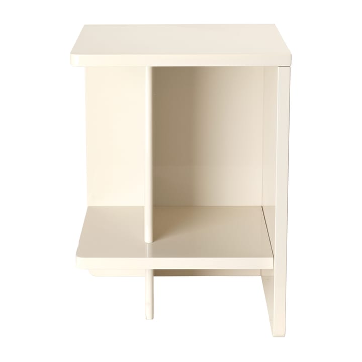 Tenna Nachttisch links 38 x 38cm, Raindy day light grey Broste Copenhagen