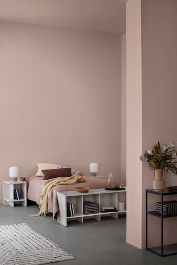 Tenna Nachttisch links 38 x 38cm - Raindy day light grey - Broste Copenhagen