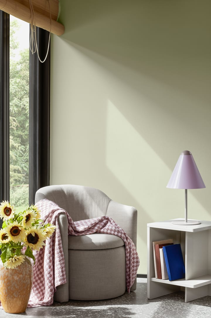 Tenna Nachttisch rechts 38 x 38cm, Raindy day light grey Broste Copenhagen