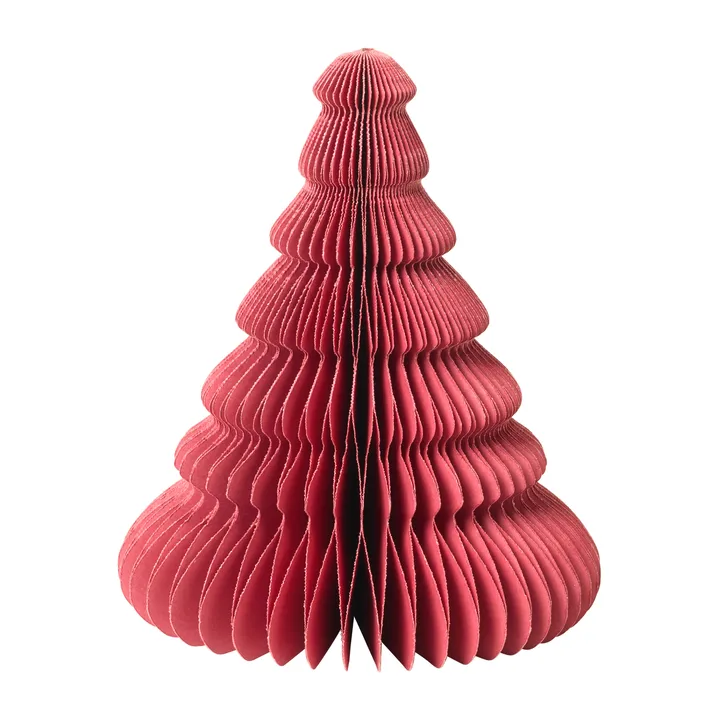 Tree Papier-Tannenbaum 15cm - Pompeian red - Broste Copenhagen