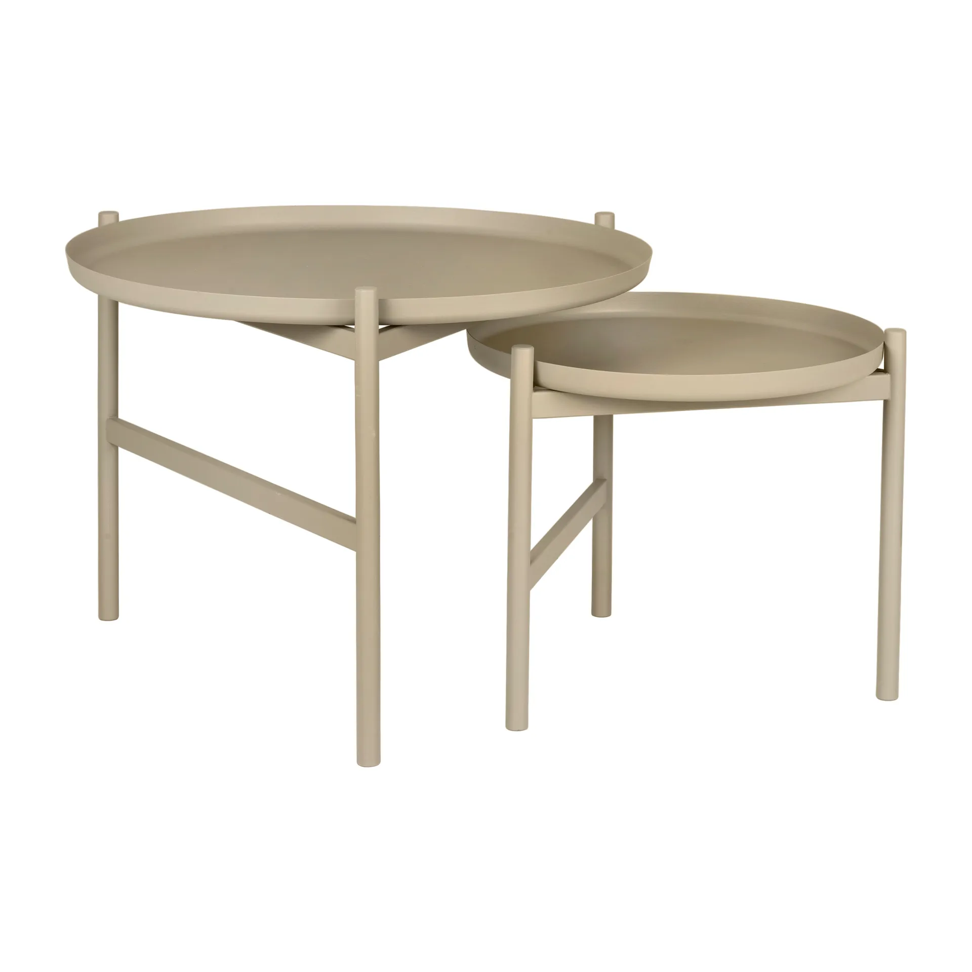 Turner table Beistelltisch Ø70cm, Grey Broste Copenhagen