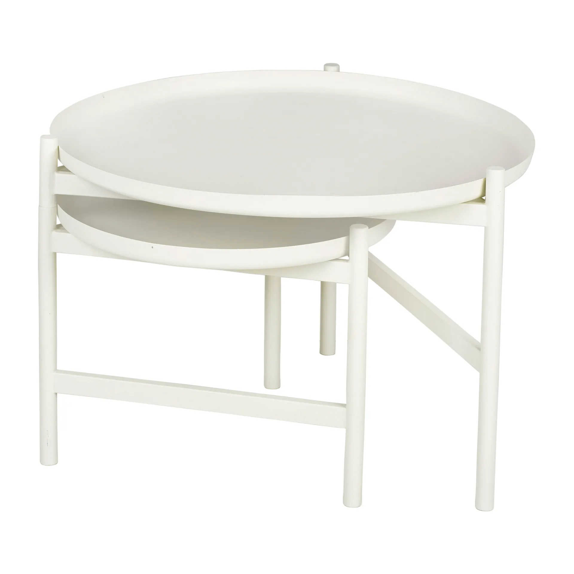 Turner table Beistelltisch Ø70cm, White Broste Copenhagen