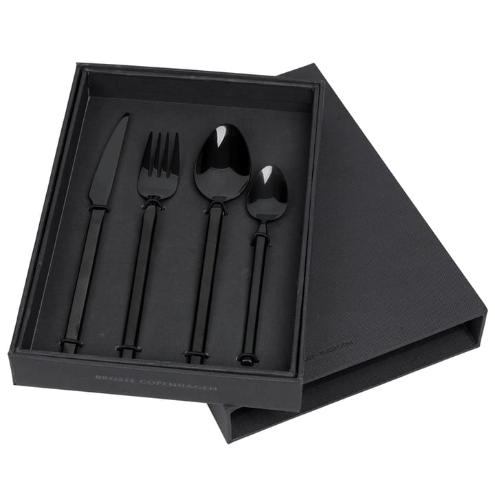 Tvis Besteckset 4 Teile - Titanium black - Broste Copenhagen