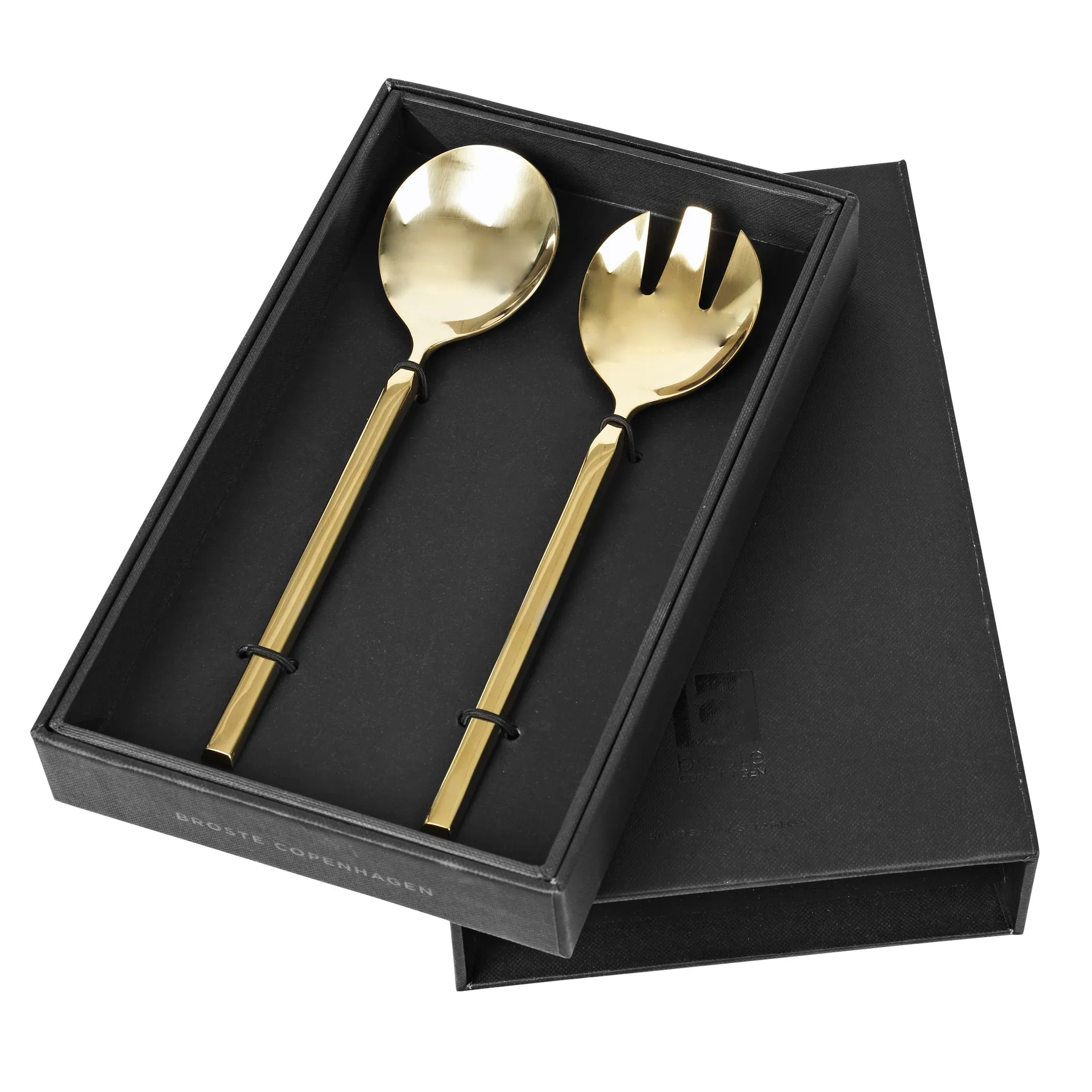 Tvis Salatbesteck, Gold Broste Copenhagen
