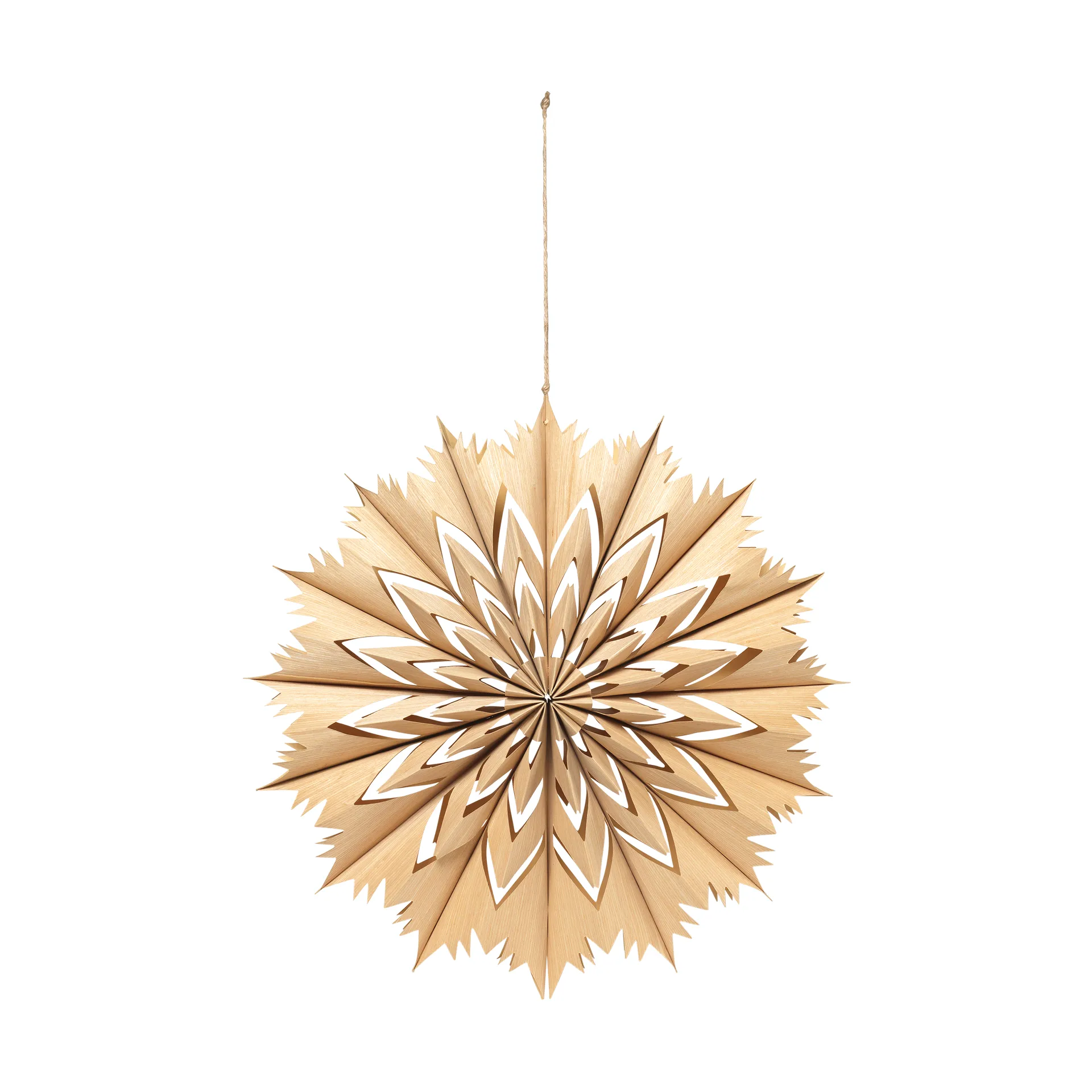 Venja Dekorationsstern M Ø40 cm, Natural Broste Copenhagen