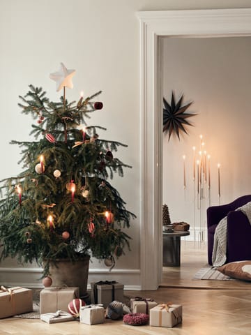 Venok Weihnachtstern 40cm - Warmes grau - Broste Copenhagen