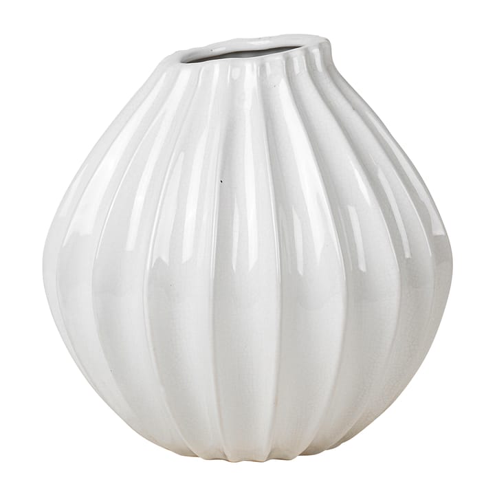 Wide Vase ivory - 25cm - Broste Copenhagen