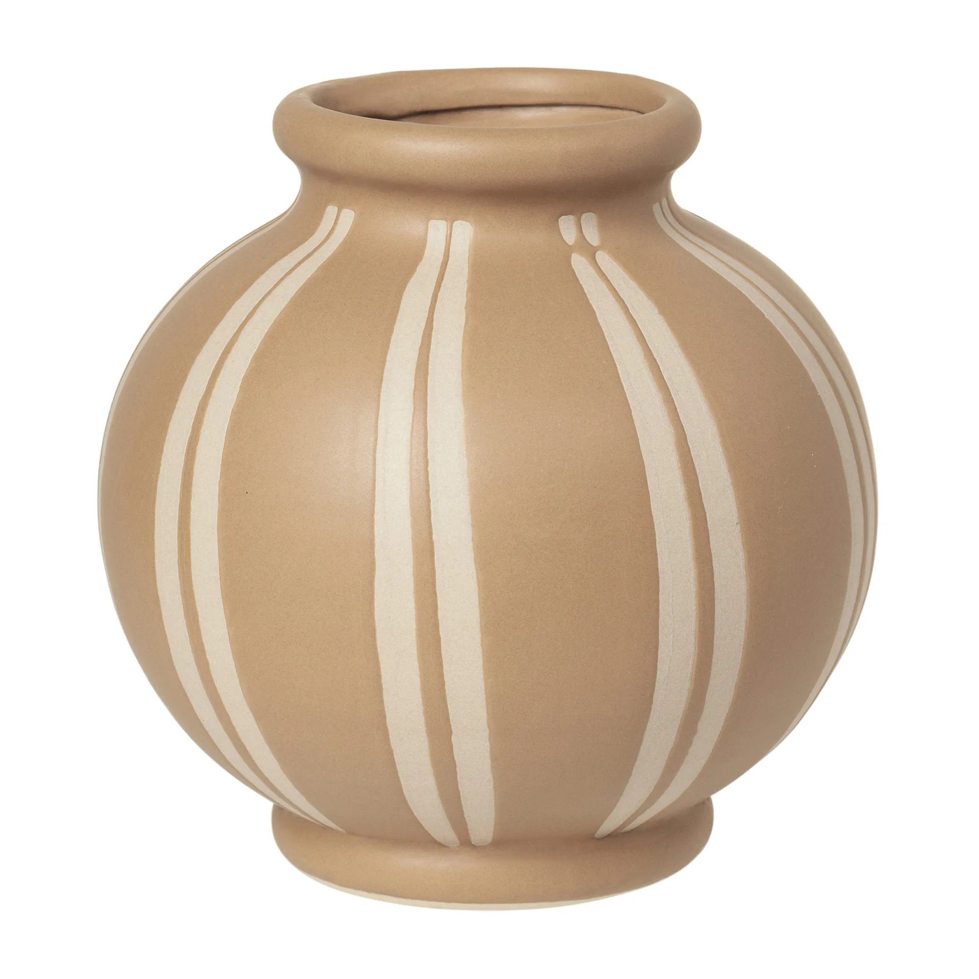 Wilma Vase 17,8cm, Meerkat-rainy day Broste Copenhagen