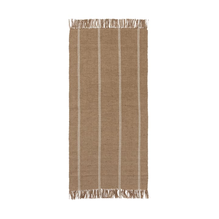 Yuki Fussmatte - White-natural, 70x140 cm - Broste Copenhagen