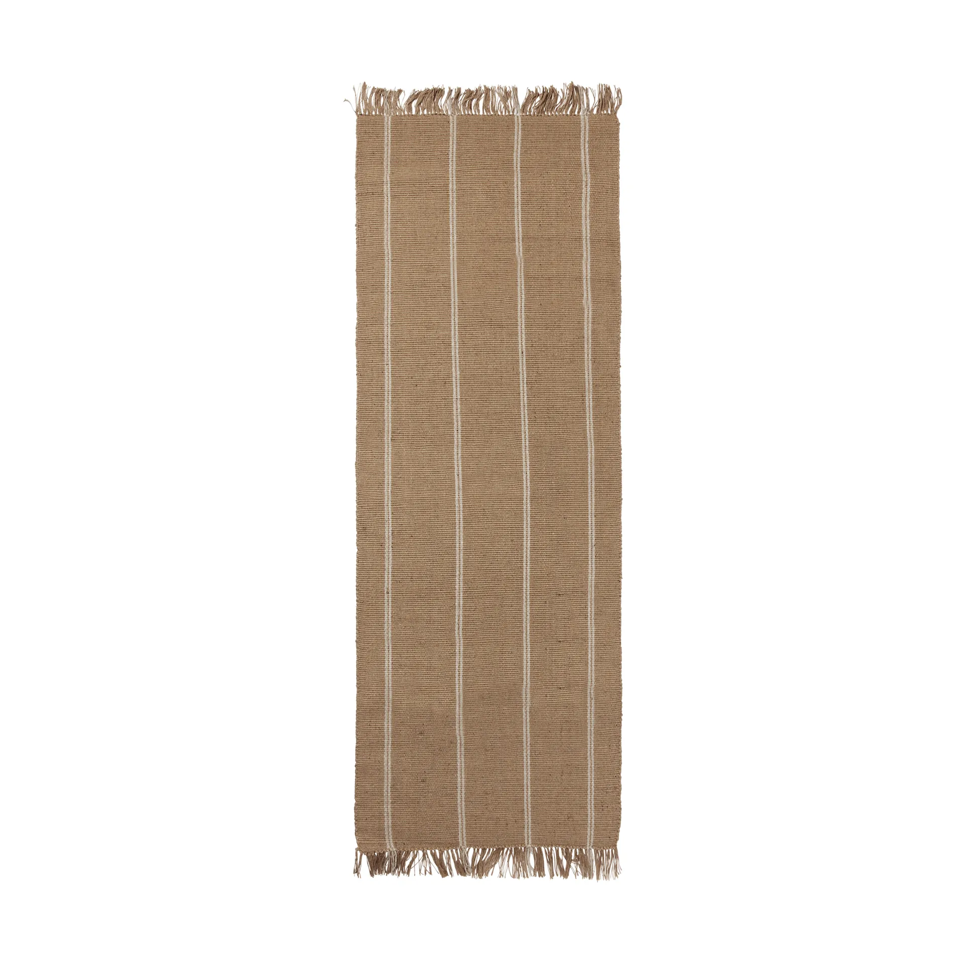 Yuki Fussmatte, White-natural, 70x200 cm Broste Copenhagen