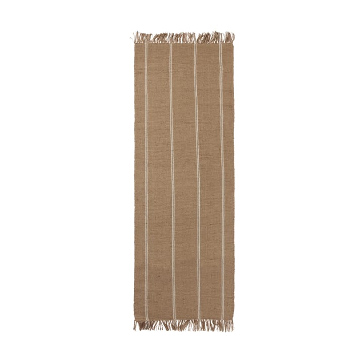 Yuki Fussmatte - White-natural, 70x200 cm - Broste Copenhagen
