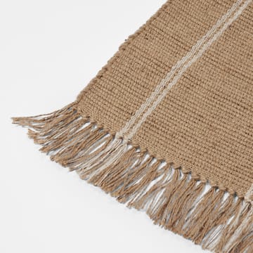 Yuki Fussmatte - White-natural, 70x200 cm - Broste Copenhagen