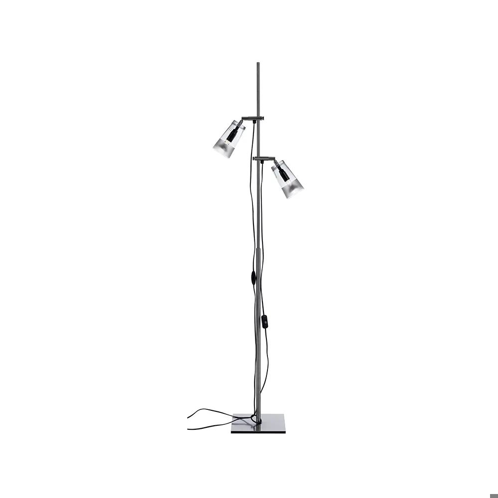 Bsweden Manhattan 16 Stehleuchte Glas klar, mattierte Streifen