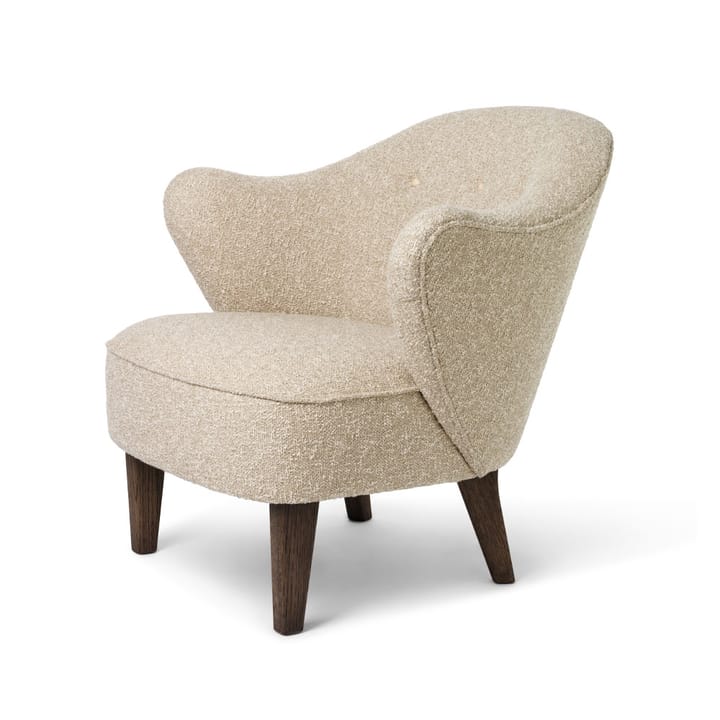 Ingeborg Sessel - Stoff sahcozero beige, Eichenholzbeine geräuchert - By Lassen