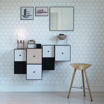 View Spiegel 56 x 56cm - Schwarz - By Lassen