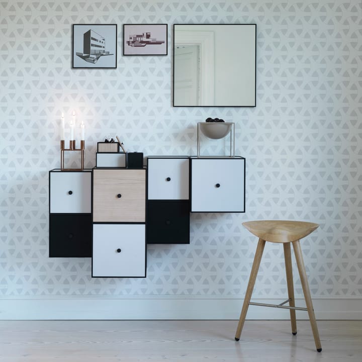 View Spiegel 56 x 56cm - Schwarz - By Lassen