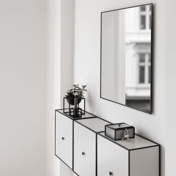 View Spiegel 70 x 70cm - Schwarz - By Lassen