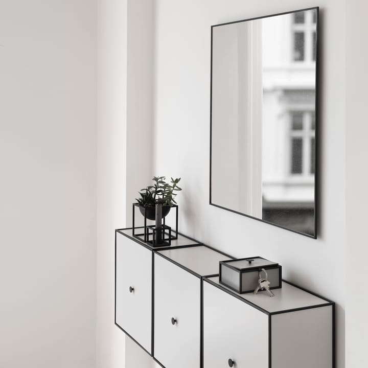 View Spiegel 70 x 70cm - Schwarz - By Lassen