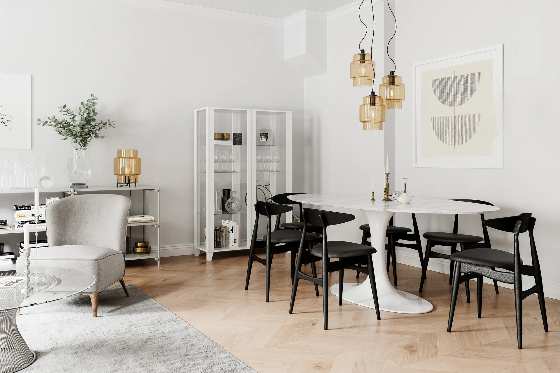 Ebbot 3-schichtige Pendelleuchte, Smoke By Rydéns