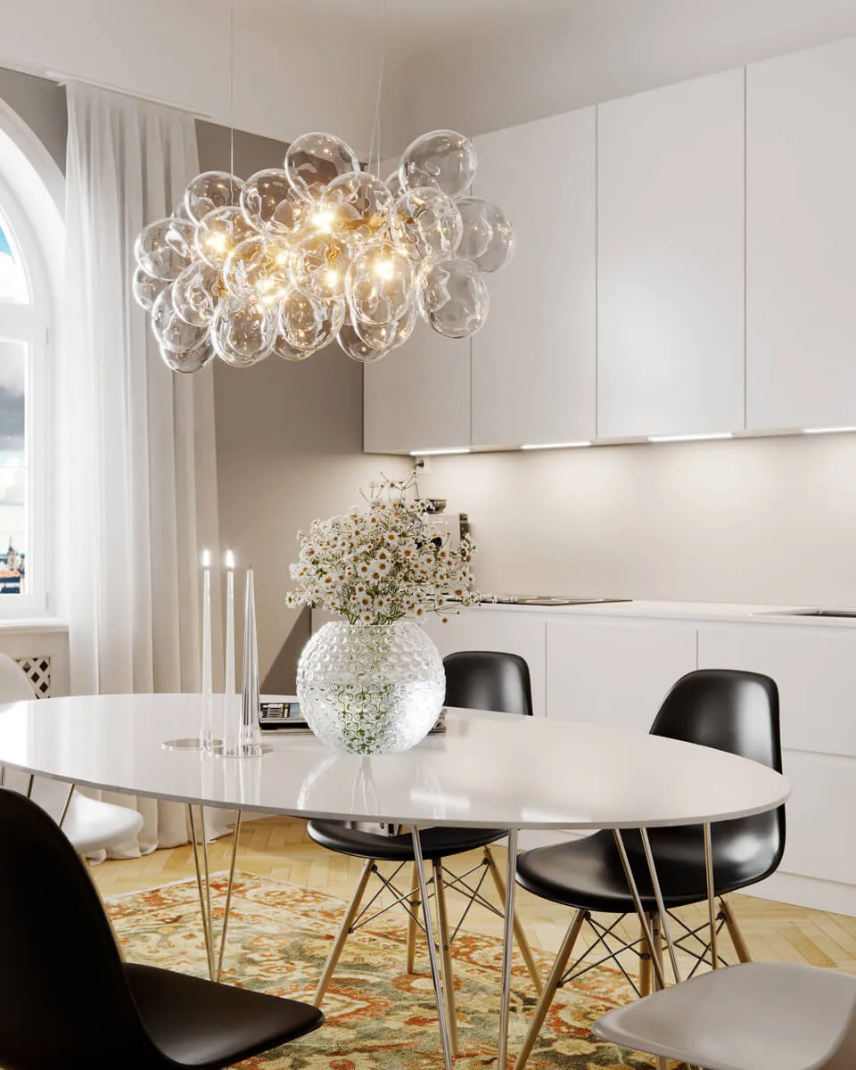 Gross Bar Deckenleuchte 80 cm, Messing-klar By Rydéns