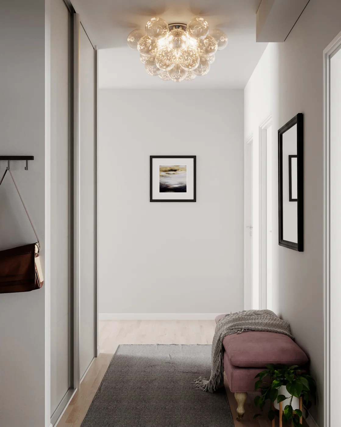 Gross Deckenleuchte Ø70 cm, Amber By Rydéns