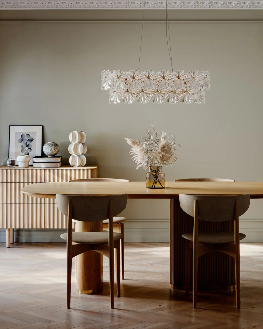 Lorraine Bar Deckenleuchte 75 cm, Messing-klar By Rydéns