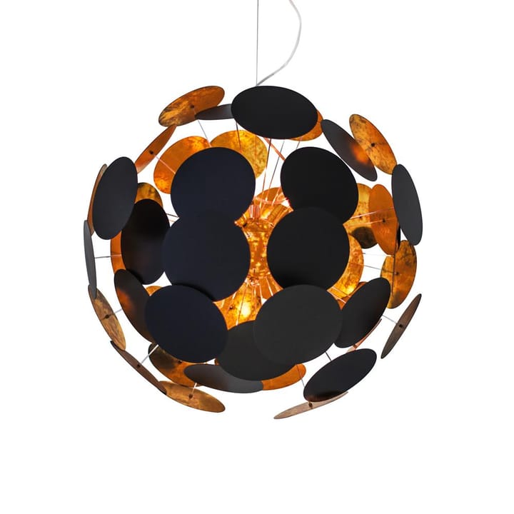 Planet Pendelleuchte 66 cm, Schwarz-gold By Rydéns