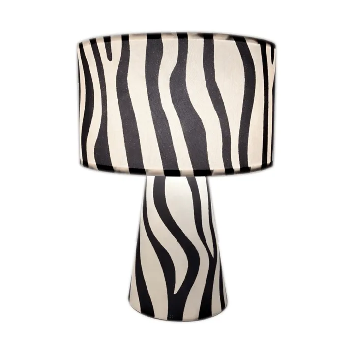Zany Zebra Tischleuchte - Schwarz-Weiß, 43 cm - By Rydéns