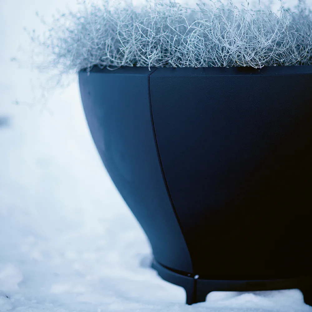 Blom Pflanzgefäß, Schwarz, klein Byarums bruk