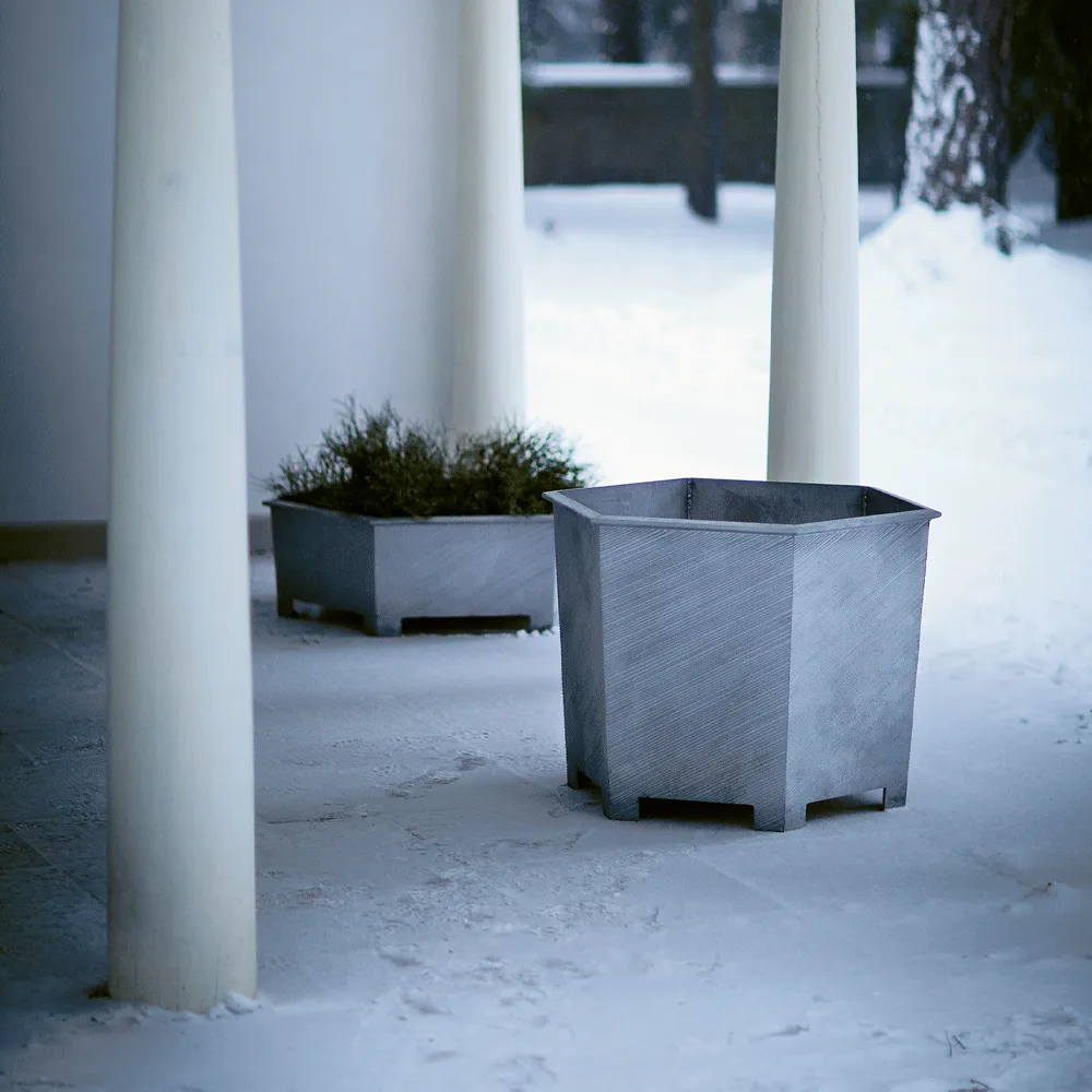 Hexagon Pflanzgefäß, Schwarz, Nr. 1 Byarums bruk