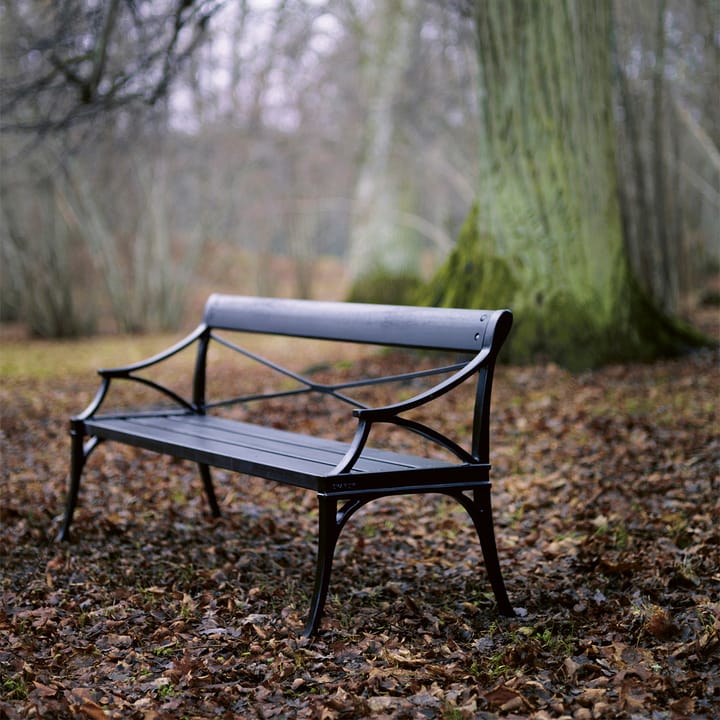 Lessebo Sofa, Mahagoni, schwarzes Gestell Byarums bruk