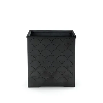 Relief Pflanzgefäß - Schwarz - Byarums bruk