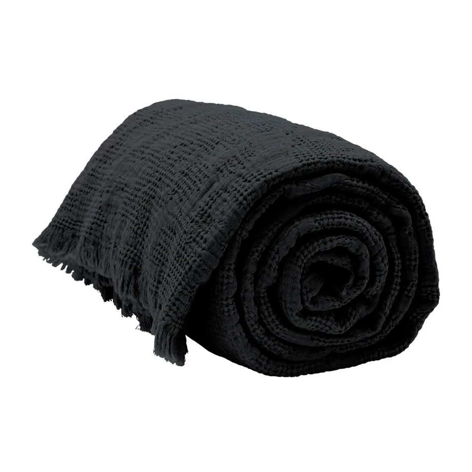 Hilda Bettüberwurf 240 x 280cm, Coal byNORD