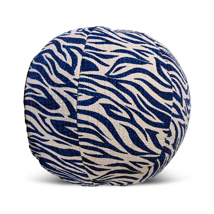 Anima Kissen Ø35 cm - Zebra-blau - Byon