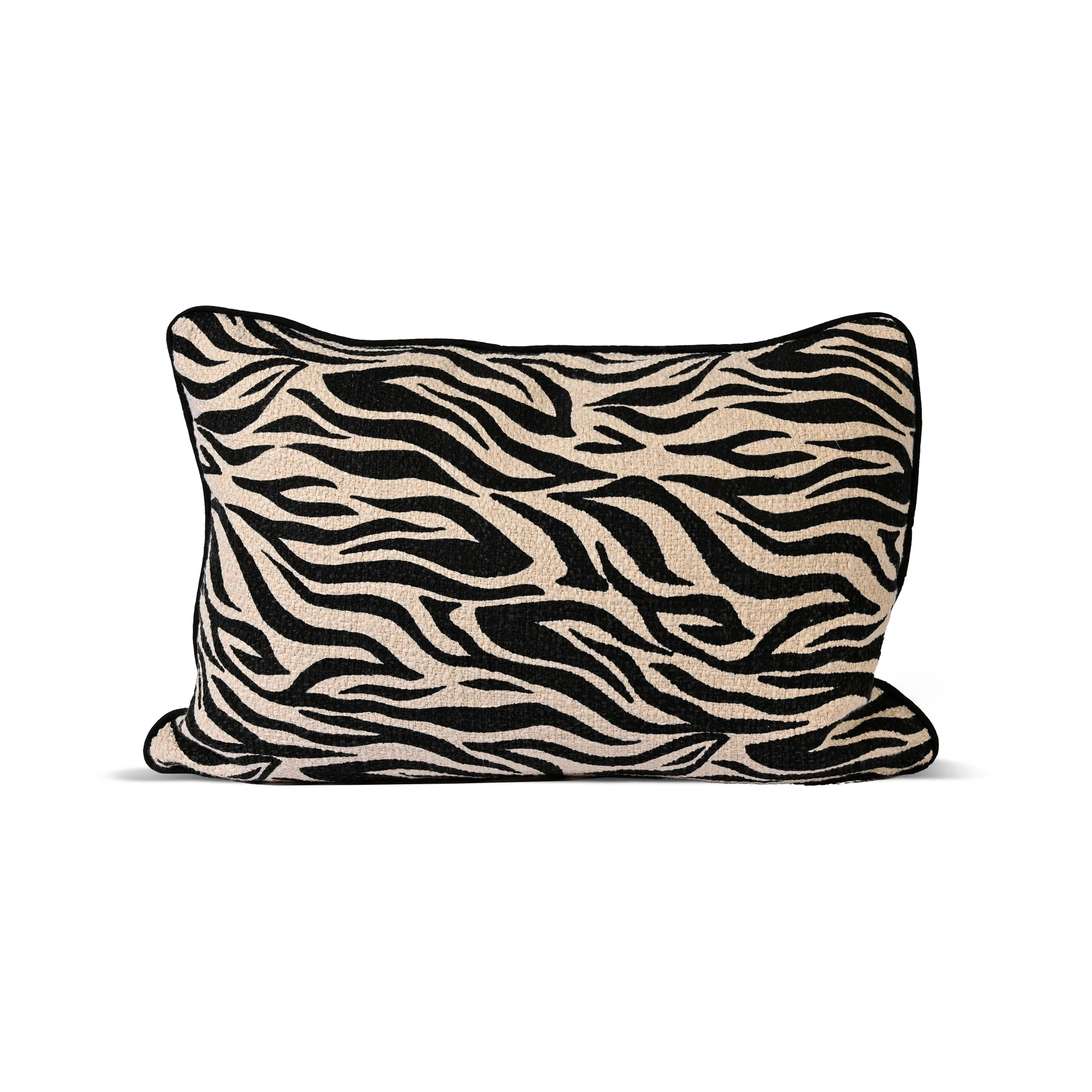 Anima Kissen L 40x60 cm, Zebra-schwarz Byon