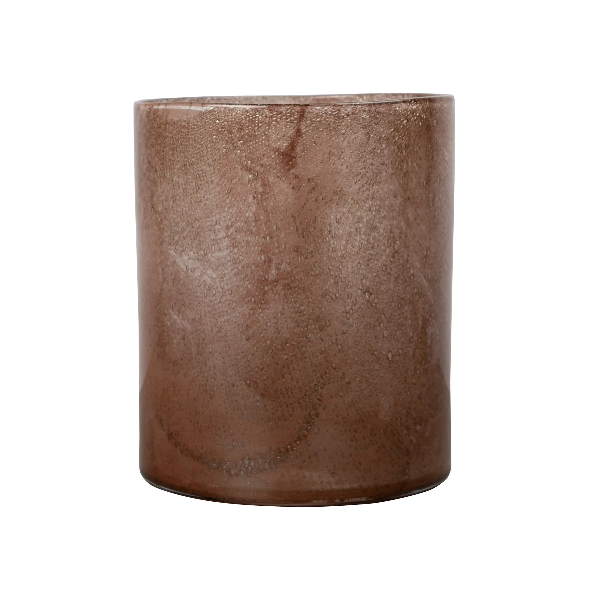 Calore Windlicht-Vase L Ø20cm, Rusty red Byon