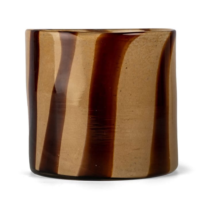 Calore Windlicht-Vase M Ø15cm - Brown-beige - Byon