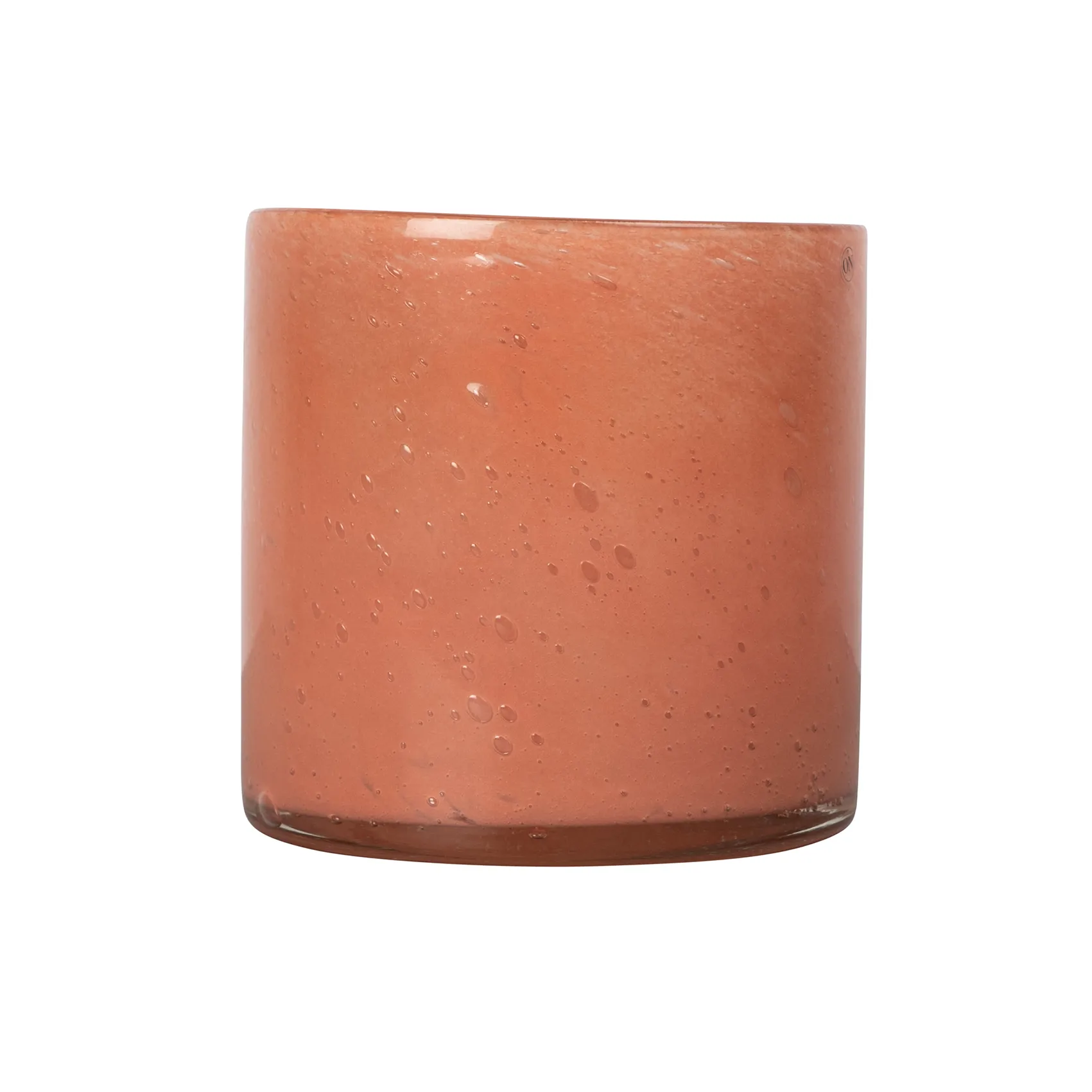 Calore Windlicht-Vase M Ø15cm, Coral Byon