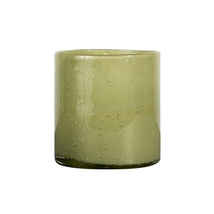 Calore Windlicht-Vase M Ø15cm - Green - Byon