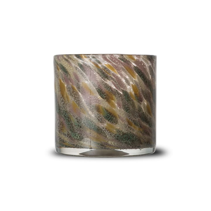 Calore Windlicht-Vase M Ø15cm - Multi (yellow-green-pink) - Byon
