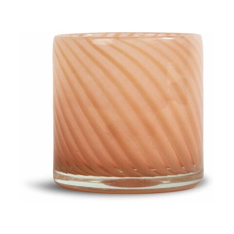 Calore Windlicht-Vase M Ø15cm - Rosa-beige - Byon