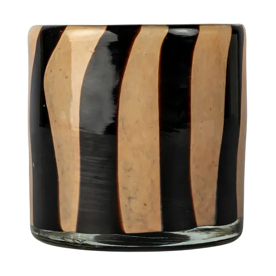Calore Windlicht XS Ø10cm - Black-beige - Byon
