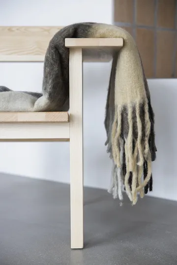 Check Wolldecke - Mixed beige - Byon