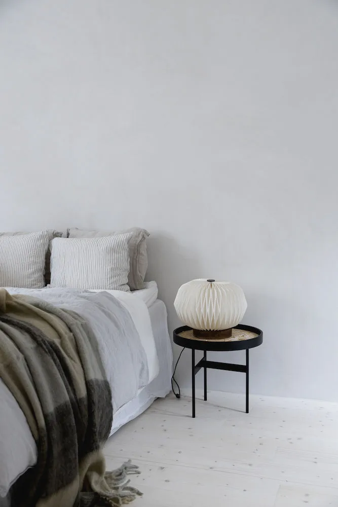 Check Wolldecke, Mixed beige Byon