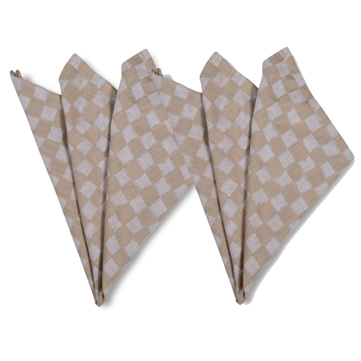 Checki Stoffserviette 2er Pack - Beige - Byon